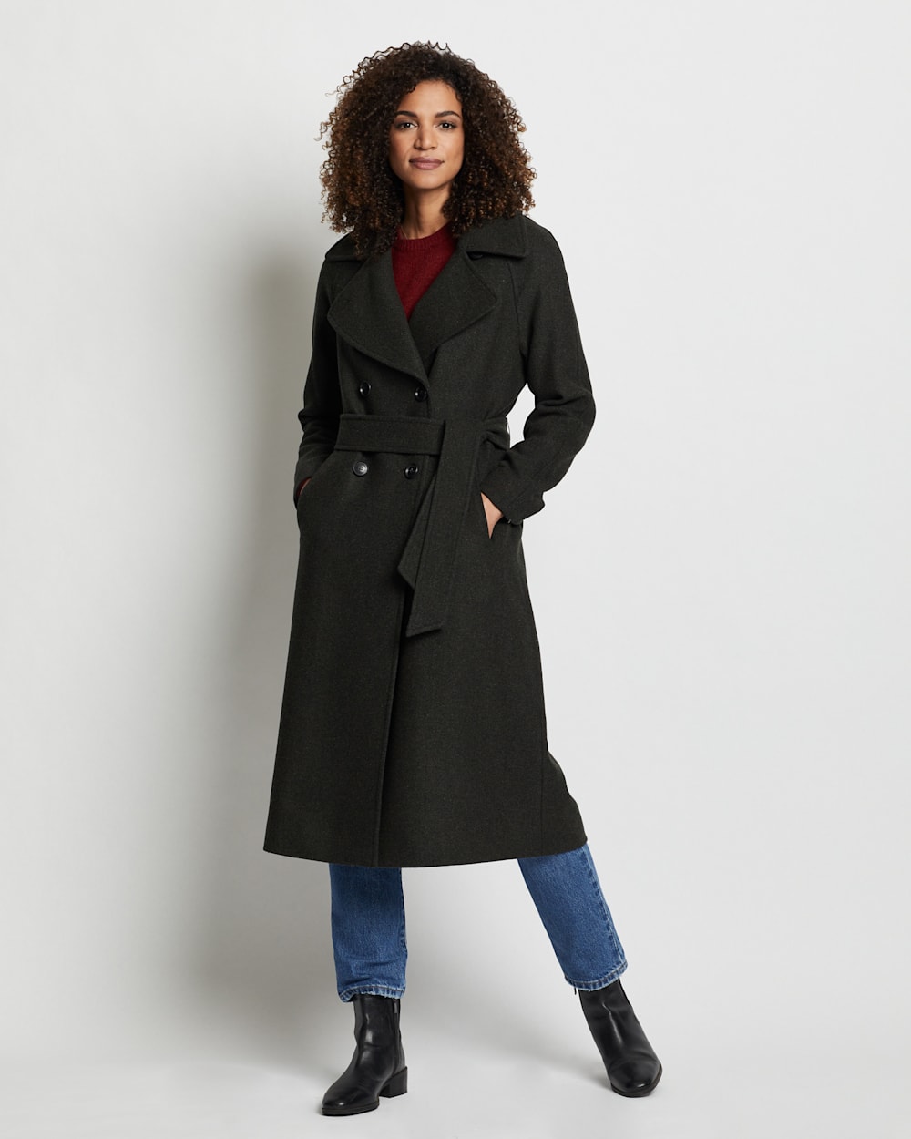 Pendleton long wool coat clearance