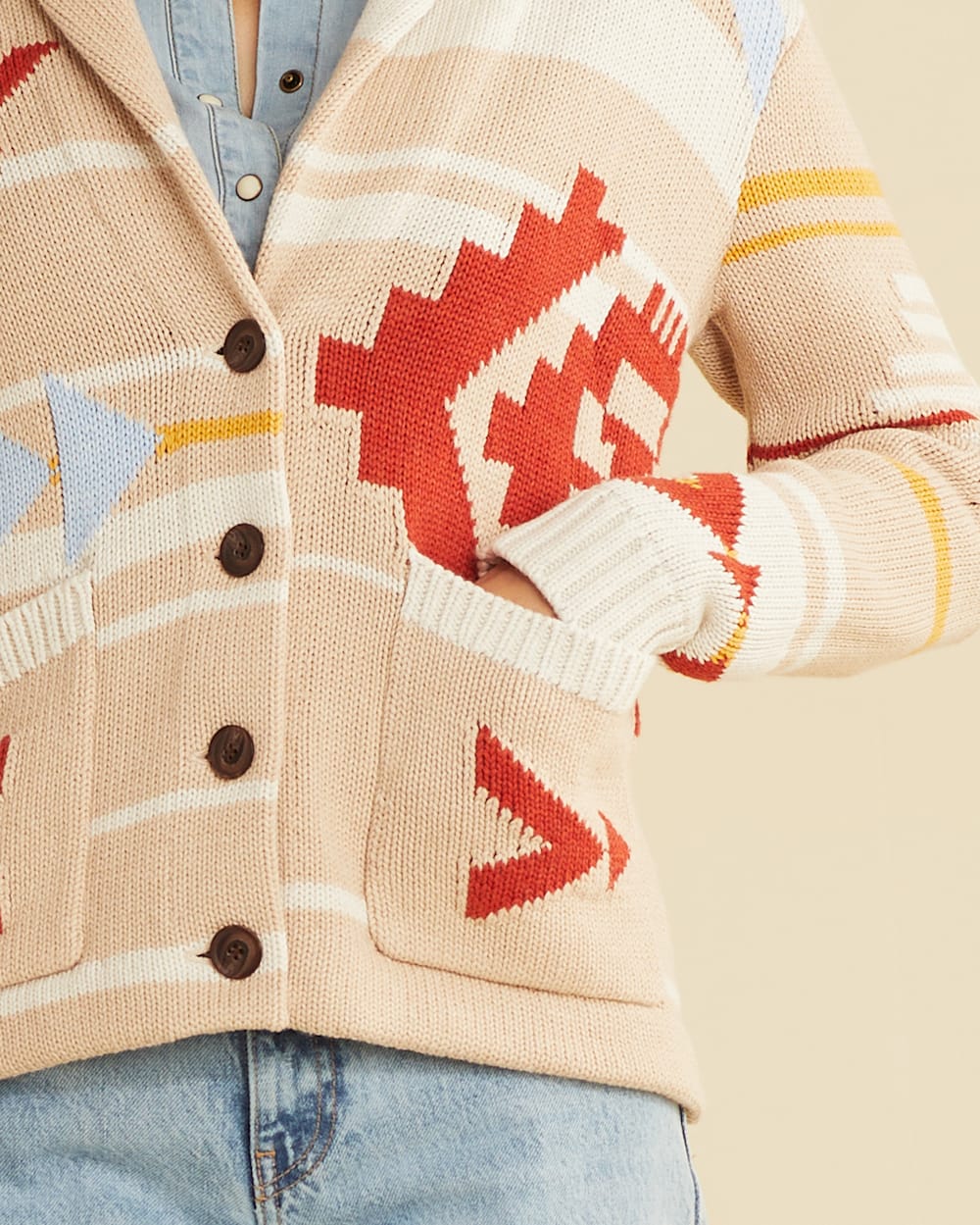 Pendleton Cardigan Native Pattern Gray Size | eBay