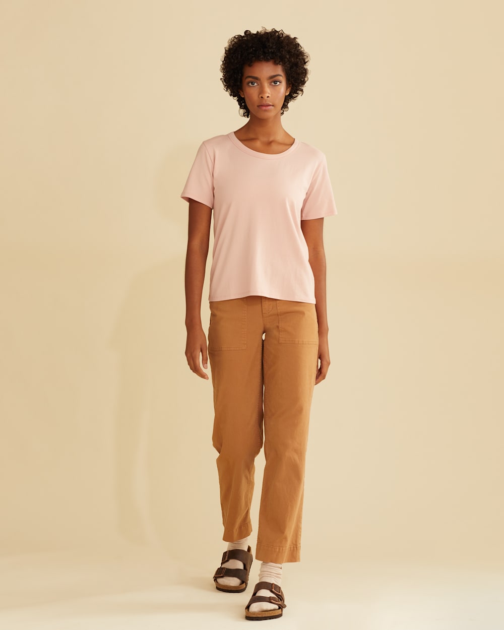 ALTERNATE VIEW OF WOMEN'S MCKENZIE TEE IN MISTY ROSE image number 4
