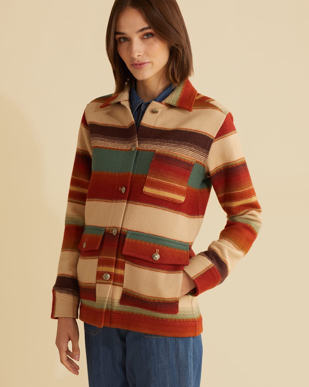 WOMEN S SANTA FE WOOL JACKET