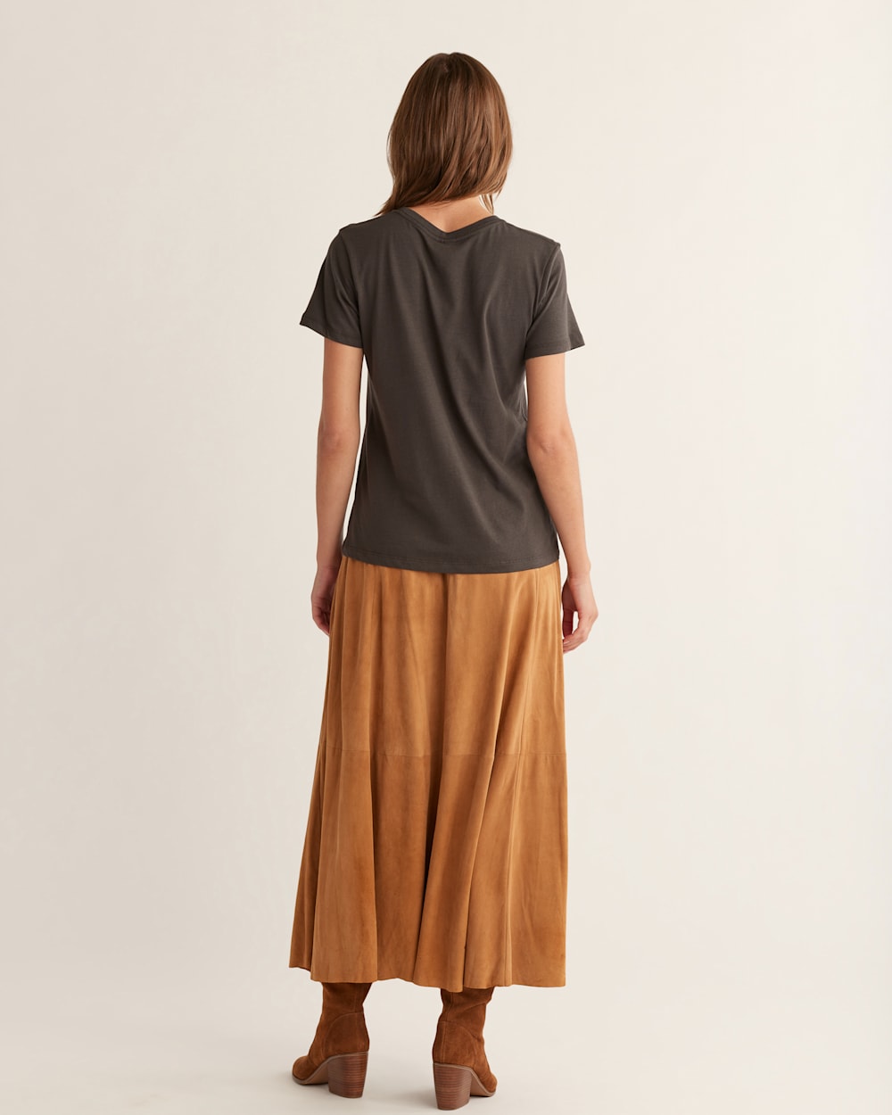 ALTERNATE VIEW OF WOMEN'S HERITAGE RODEO COWGIRL TEE IN VINTAGE BLACK image number 3