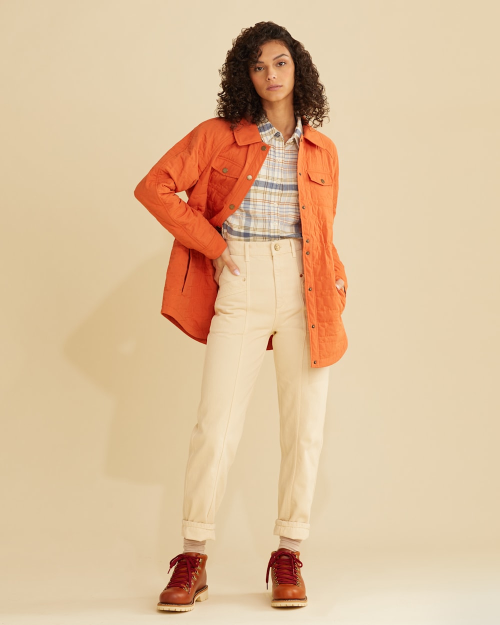 WOMEN'S DESERT ROSE QUILTED JACKET IN SPICE PAPAGO image number 1