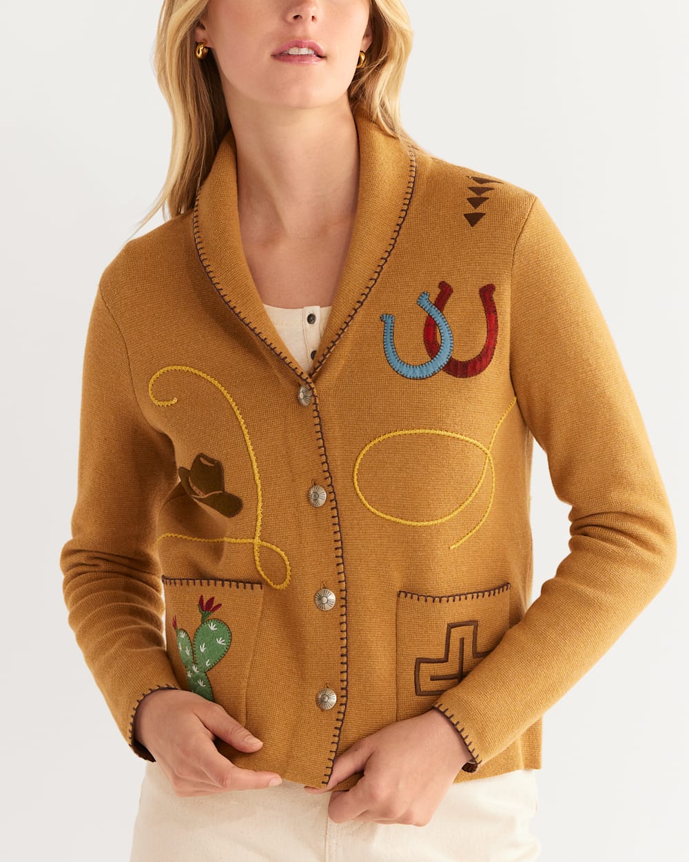 Western on sale cardigan womens