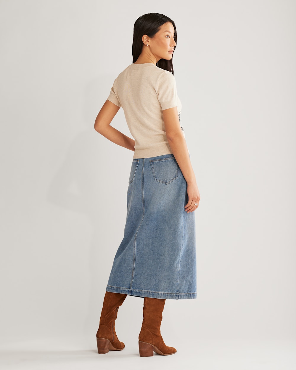 ALTERNATE VIEW OF WOMEN'S DESERT SUN COTTON SWEATER IN IVORY DESERT image number 4