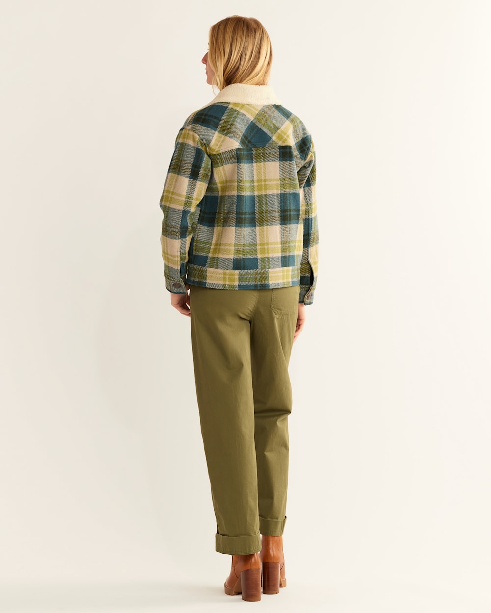 Stay Warm & Stylish Women's Wool Stadium Trucker Coat