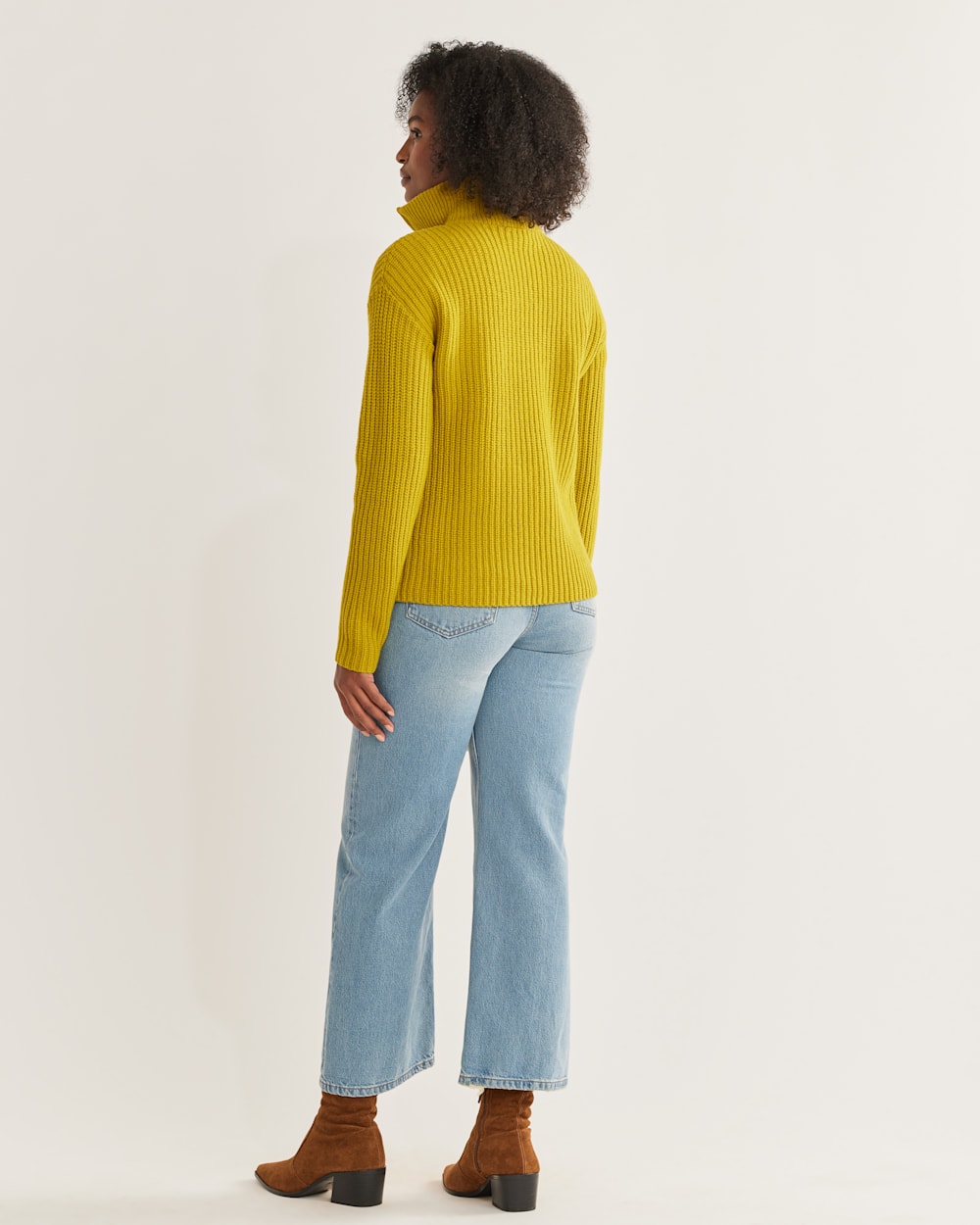 WOMEN'S LAMBSWOOL SHAKER STITCH ZIP PULLOVER | Pendleton
