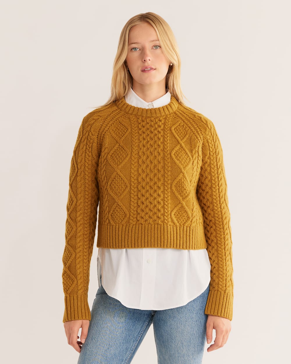 Shop Stylish Women's Shetland Collection Fisherman Sweater