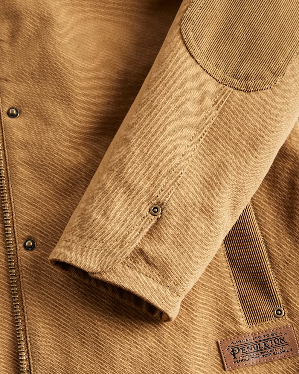 ALTERNATE VIEW OF WOMEN'S MARIAS COTTON CANVAS PARKA IN SADDLE image number 3