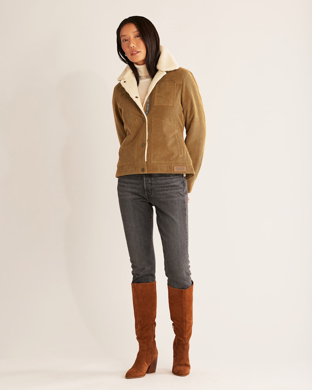Shop Women s Wind River Corduroy Trucker Jacket Pendleton