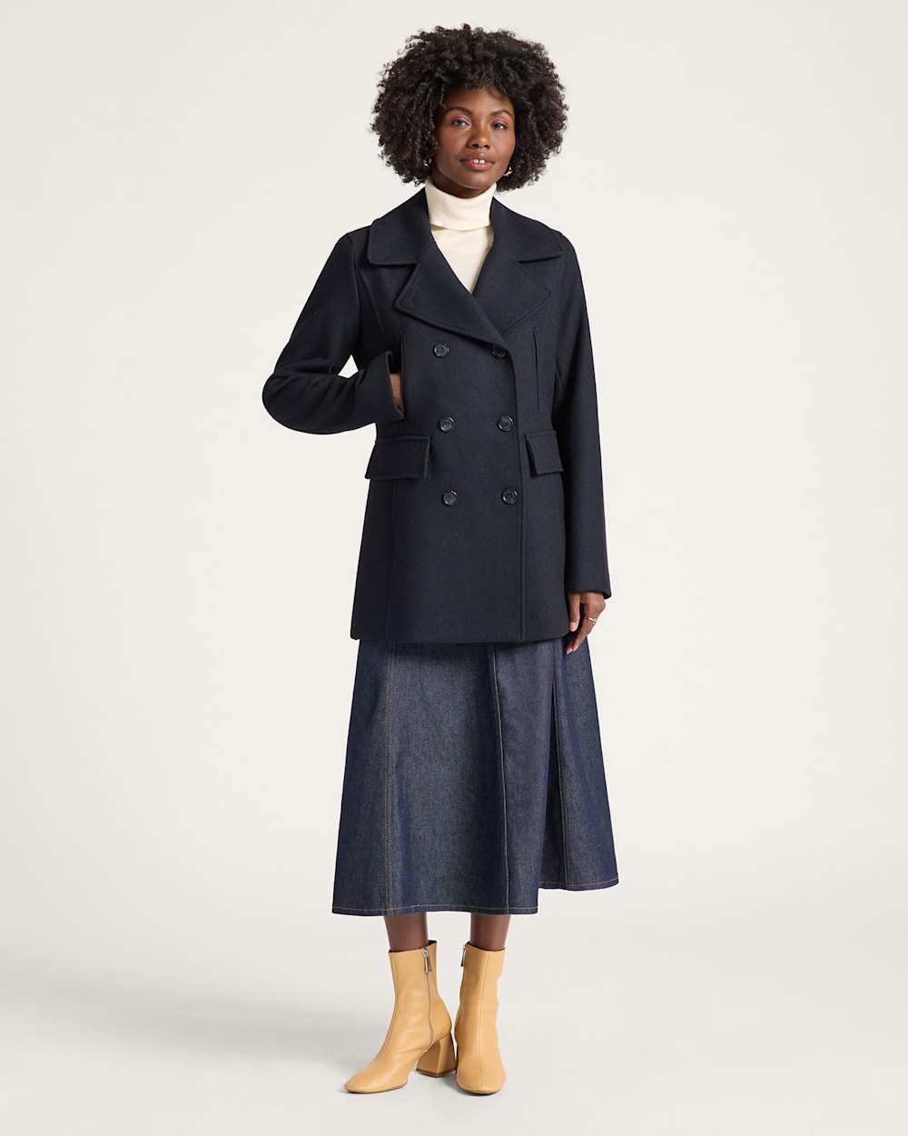 ペンドルトン　ウール　ハーフコート　レディース　USA 00's PENDLETON Wool Coat シャープなカタチがウリのペン