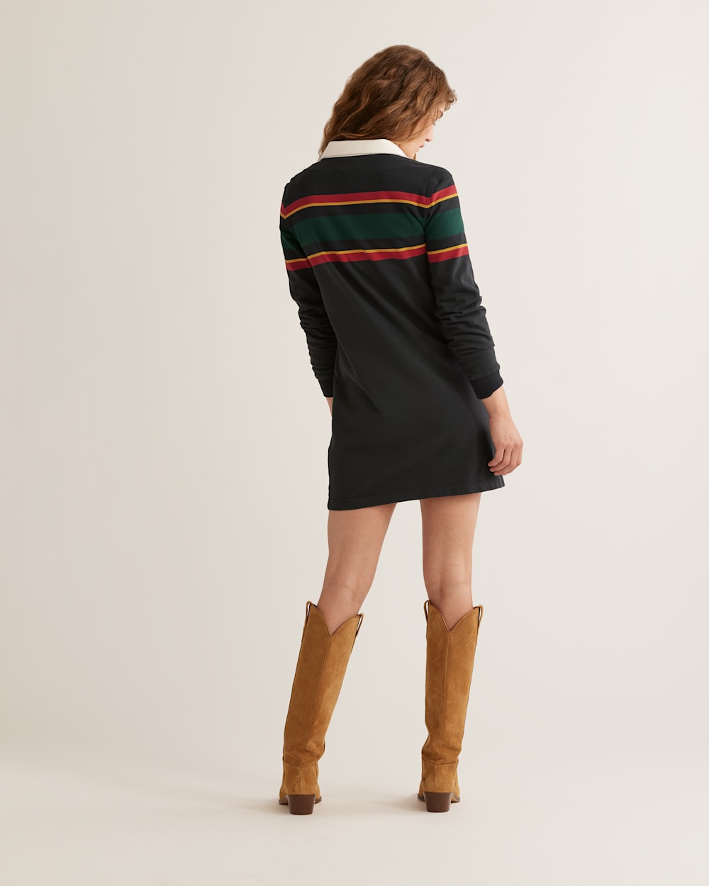 Shop Our Pendleton Women s Striped Rugby Dress in Black Pendleton