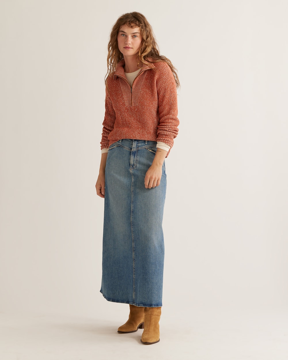 Shop Women's Cotton Shaker Stitch Zip Pullover | Pendleton Shop Women's Cotton Shaker Stitch Zip Pullover | Pendleton