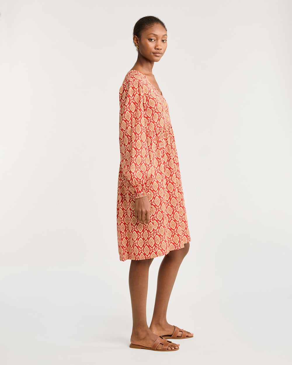 【PORTERNA】Want Wrap Cotton Long One Piece Shop the Stylish Women's Jana V-Neck Dress Now! | Pendleton