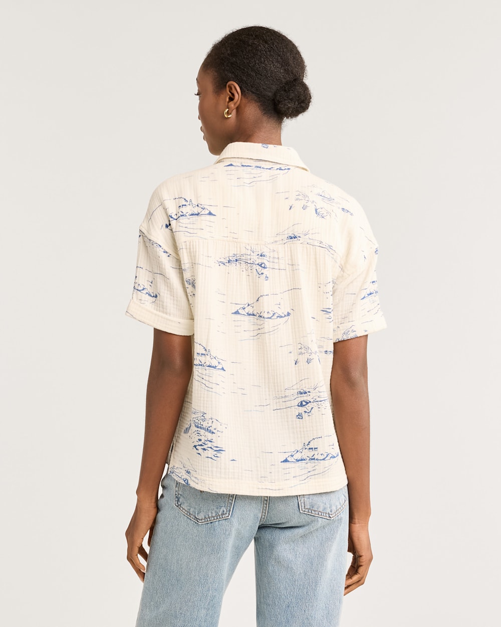 Shop the Women's Button-Up Cotton Gauze Shirt | Pendleton