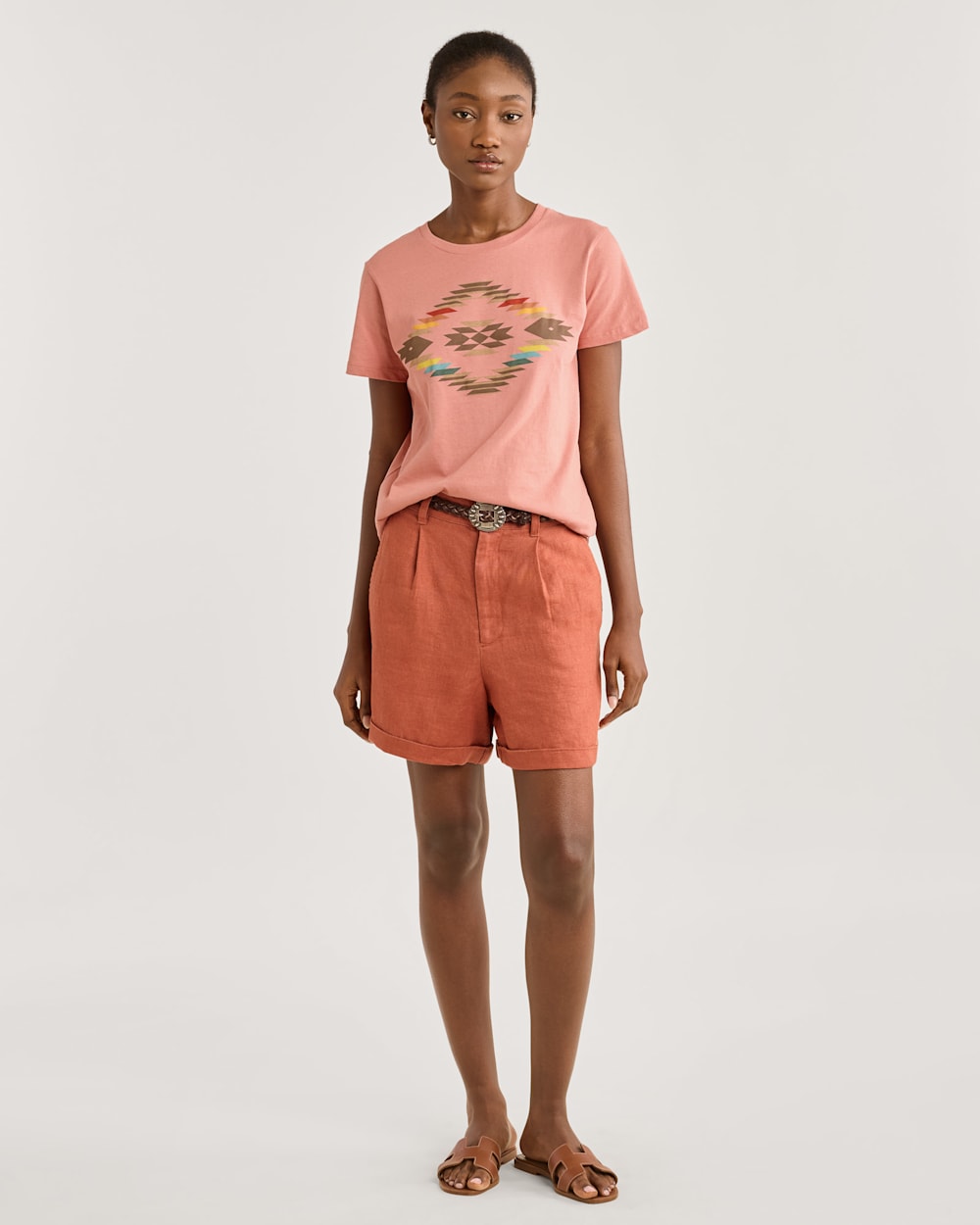 Womens linen shorts sale sales