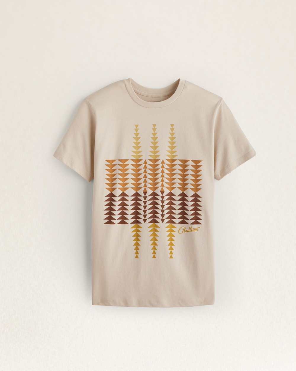 WOMEN'S GEOMETRIC GRAPHIC TEE IN BONE image number 1