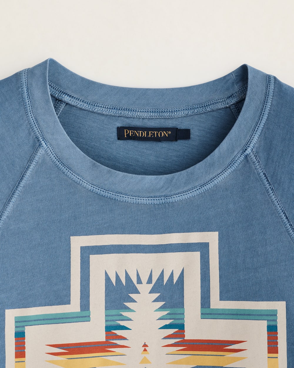 ALTERNATE VIEW OF WOMEN'S DESCHUTES HARDING GRAPHIC TEE IN BLUE image number 2