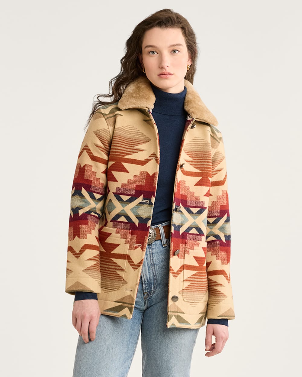 WOMEN'S STILLWATER BROWNSVILLE COAT IN TAN image number 1