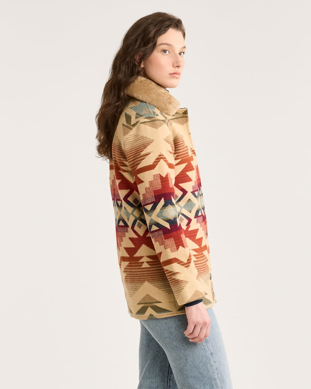 ALTERNATE VIEW OF WOMEN'S STILLWATER BROWNSVILLE COAT IN TAN image number 2