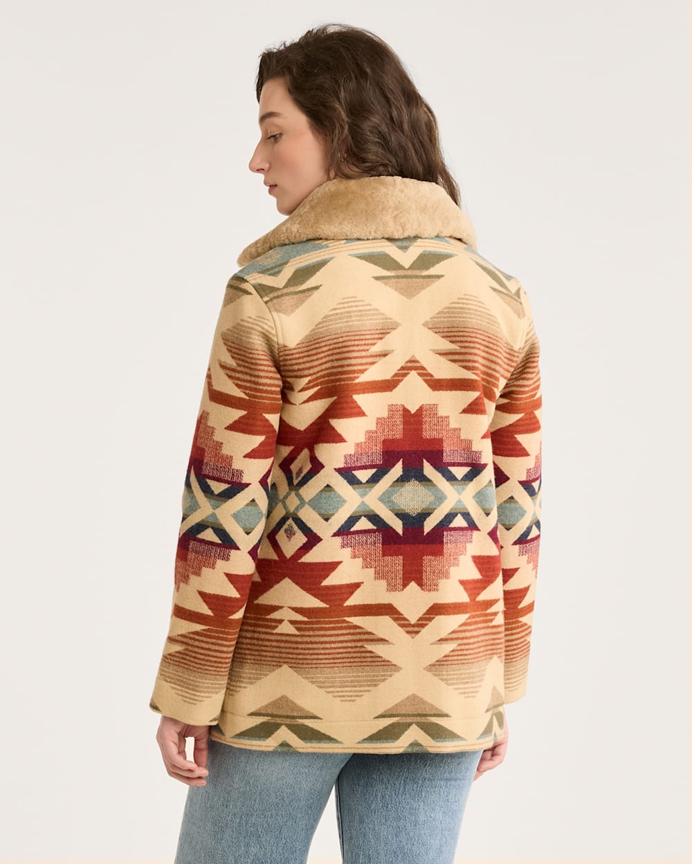 ALTERNATE VIEW OF WOMEN'S STILLWATER BROWNSVILLE COAT IN TAN image number 3