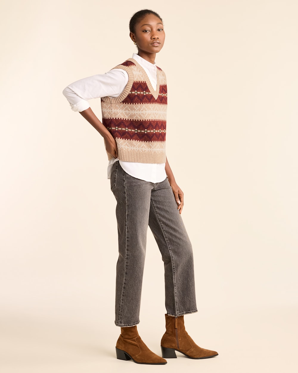 Shop Women s Harlow Lambswool Sweater Vest Pendleton