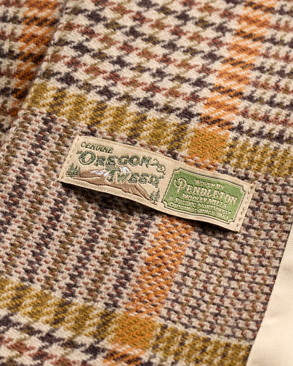 ALTERNATE VIEW OF WOMEN'S DAVIS GLEN PLAID WOOL BLAZER IN TAN/BROWN image number 6