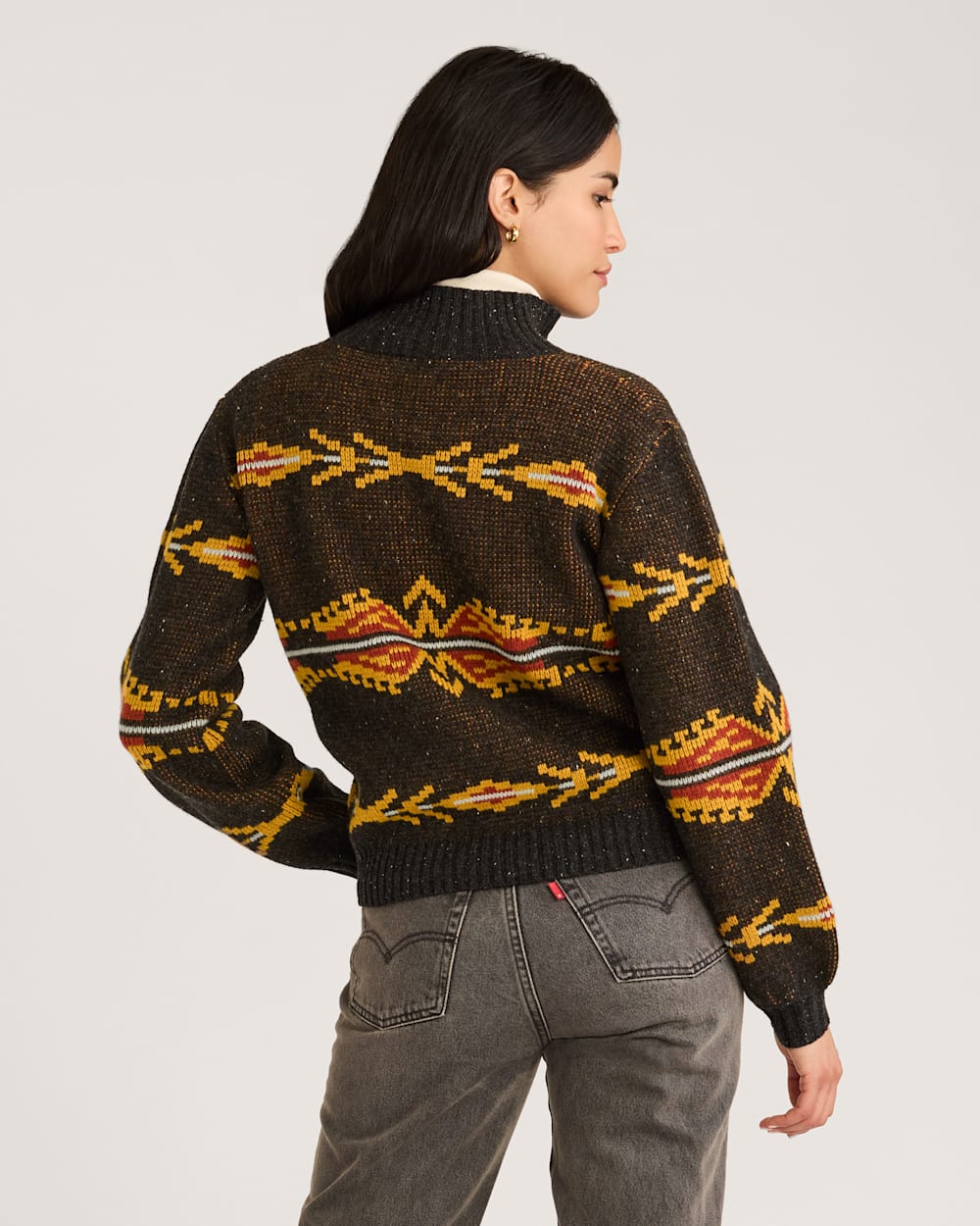 Quarter zip merino sweater 2025