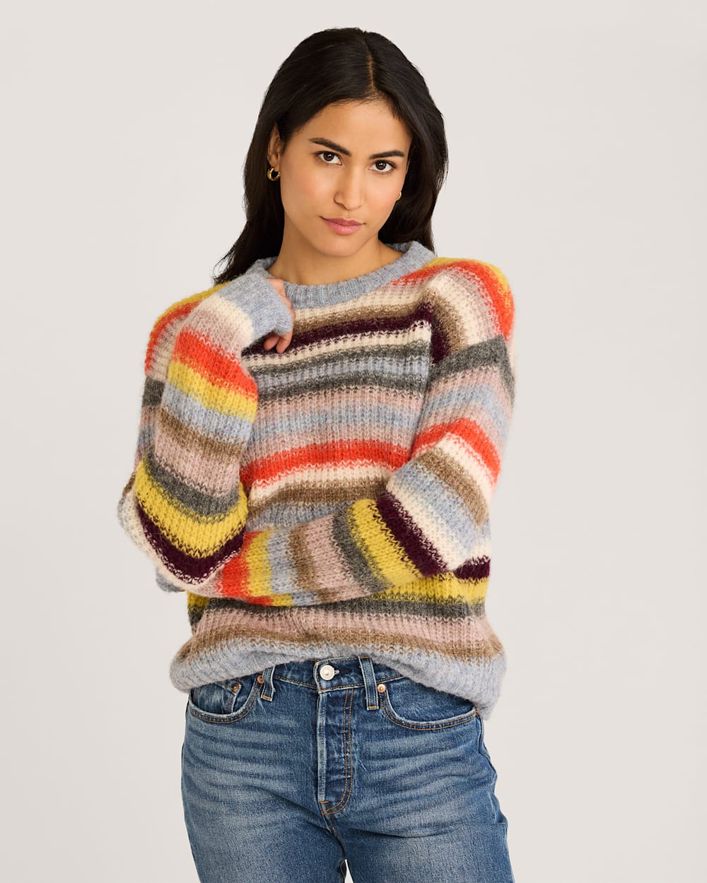 Pendleton alpaca hoodie top