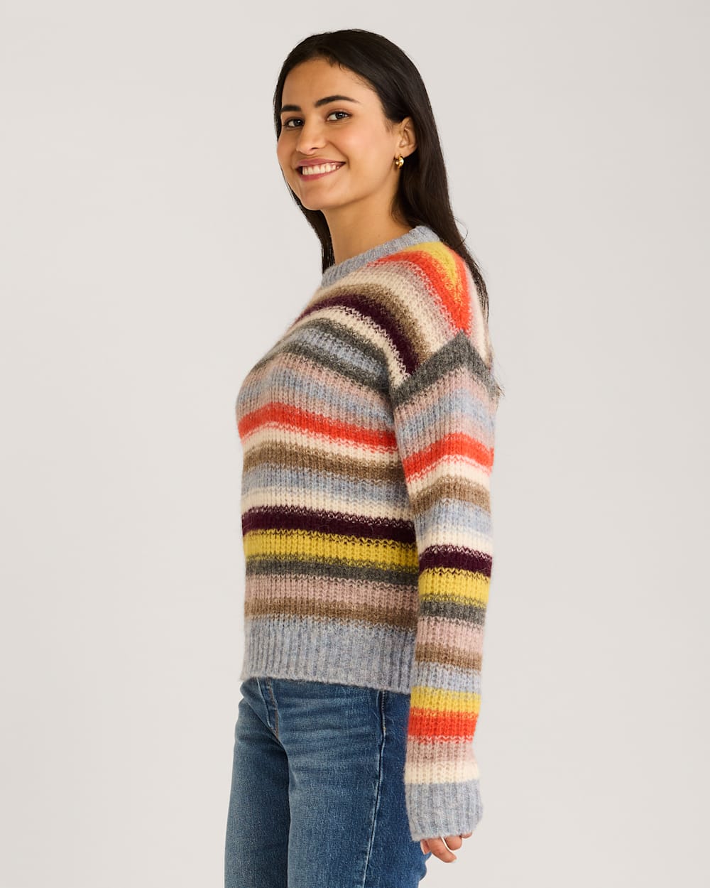 Shop Cozy Style Women s Alpaca Striped Sweaters Pendleton