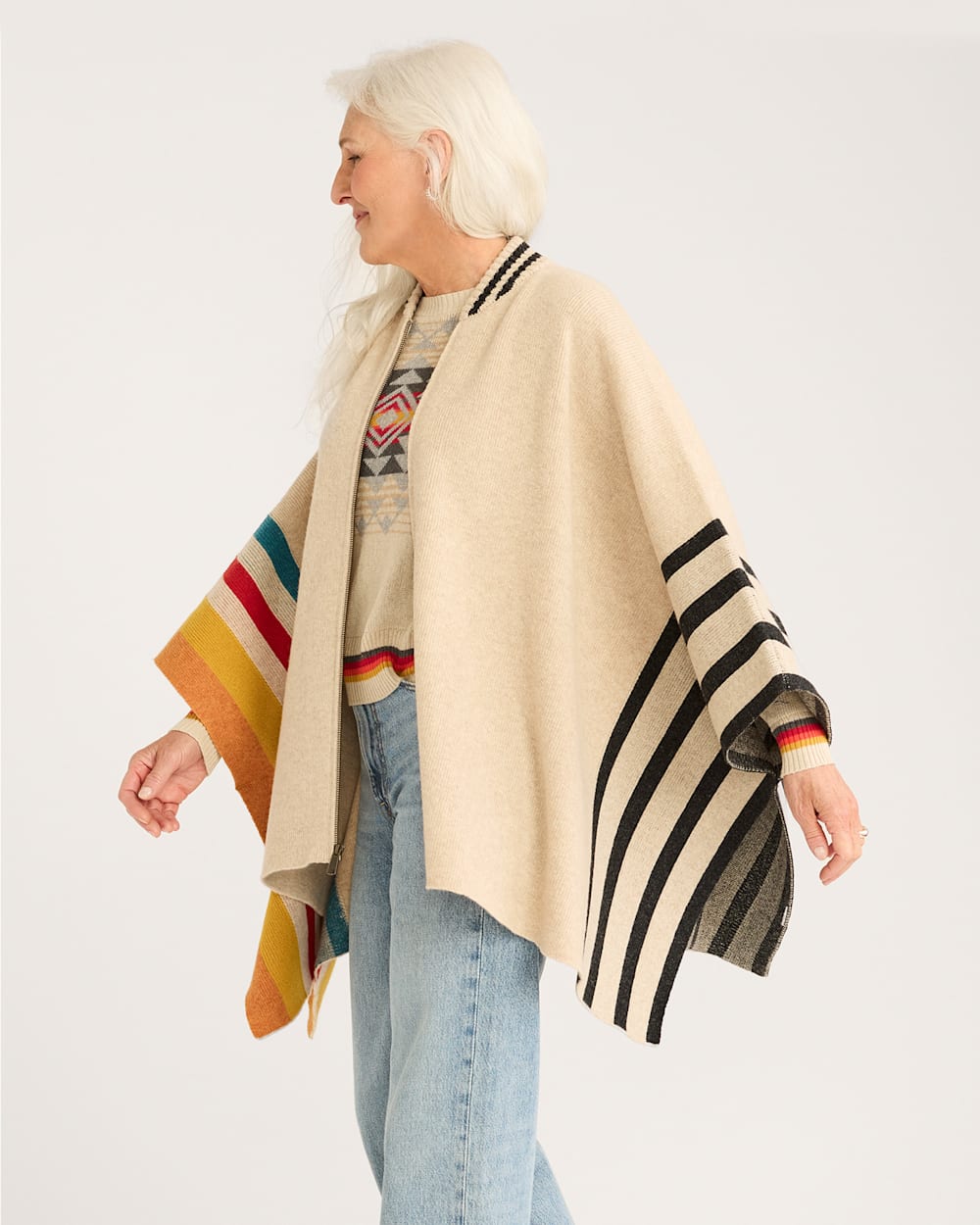 Buy Cozy Women s Lambswool Blanket Capes Pendleton
