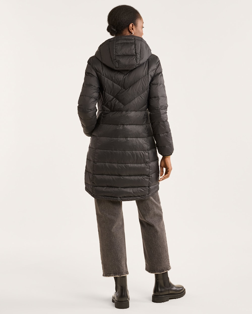 ALTERNATE VIEW OF WOMEN'S TUCSON LONG REVERSIBLE PARKA IN BLACK MULTI image number 6