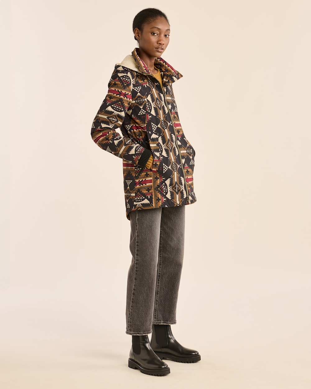 Pendleton bainbridge wool blend parka deals