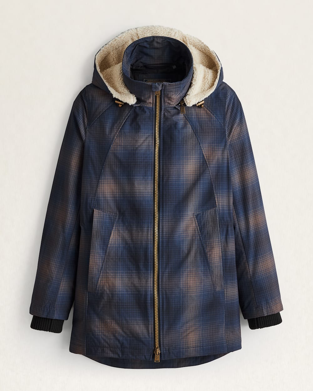 Plaid parka deals