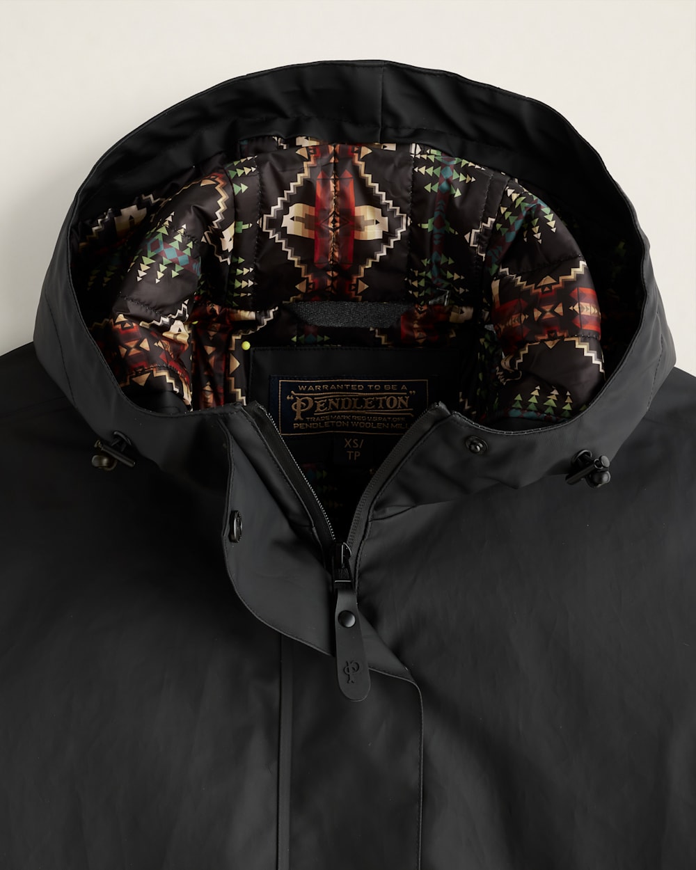 ALTERNATE VIEW OF WOMEN'S VICTORIA A-LINE SLICKER IN BLACK image number 2