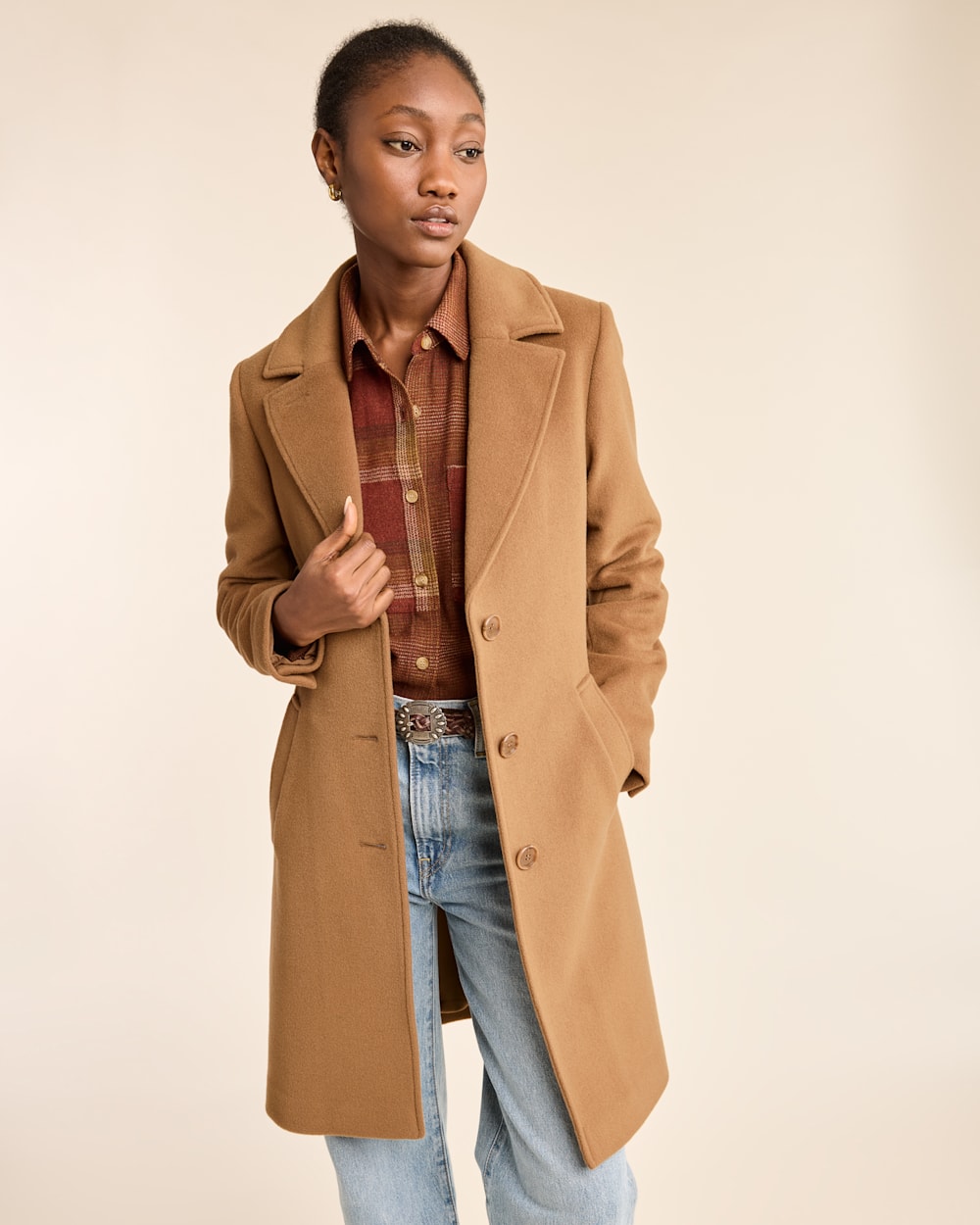 Pendleton wool pea coat top