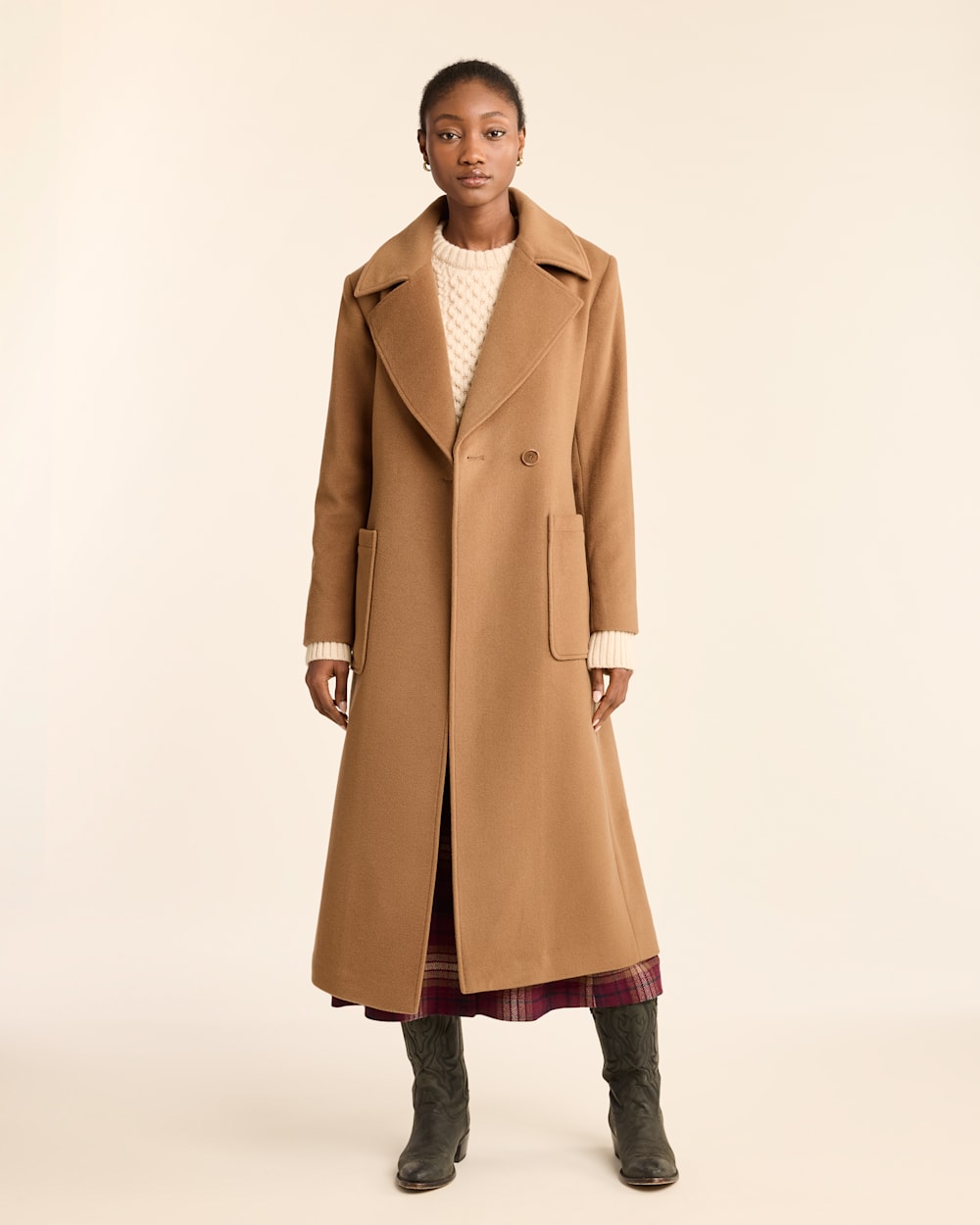Shop Women s Nob Hill Wool Wrap Coat Pendleton