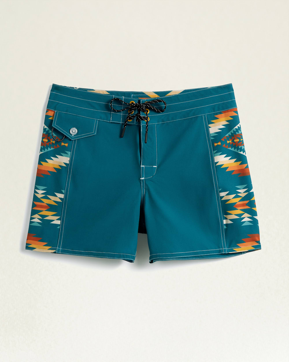 BIRDWELL X PENDLETON WOMEN'S BIRDIE BOARDSHORTS IN TURQUOISE SUMMERLAND image number 1