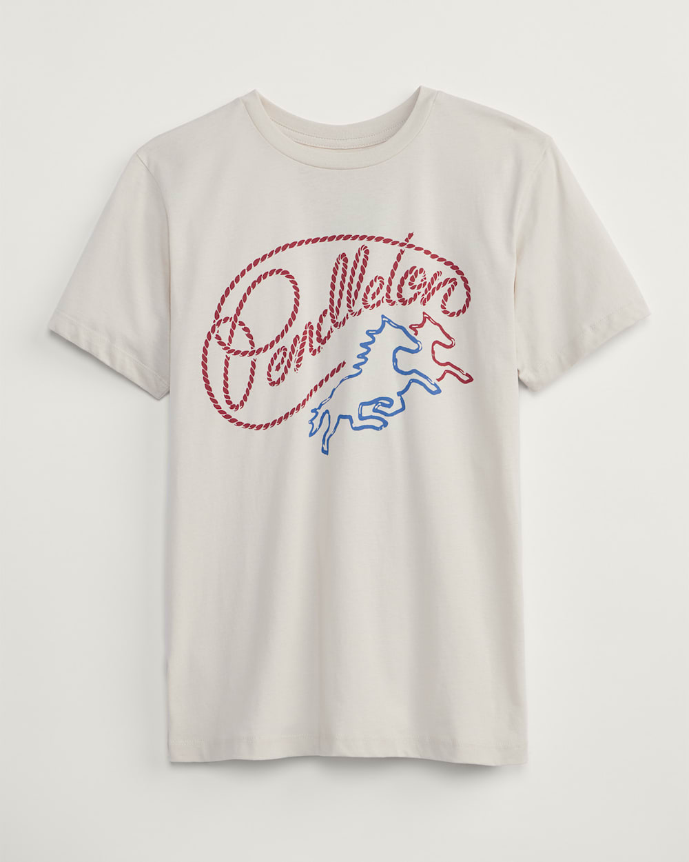 WOMEN'S WESTERN ROPE GRAPHIC TEE IN BONE image number 1