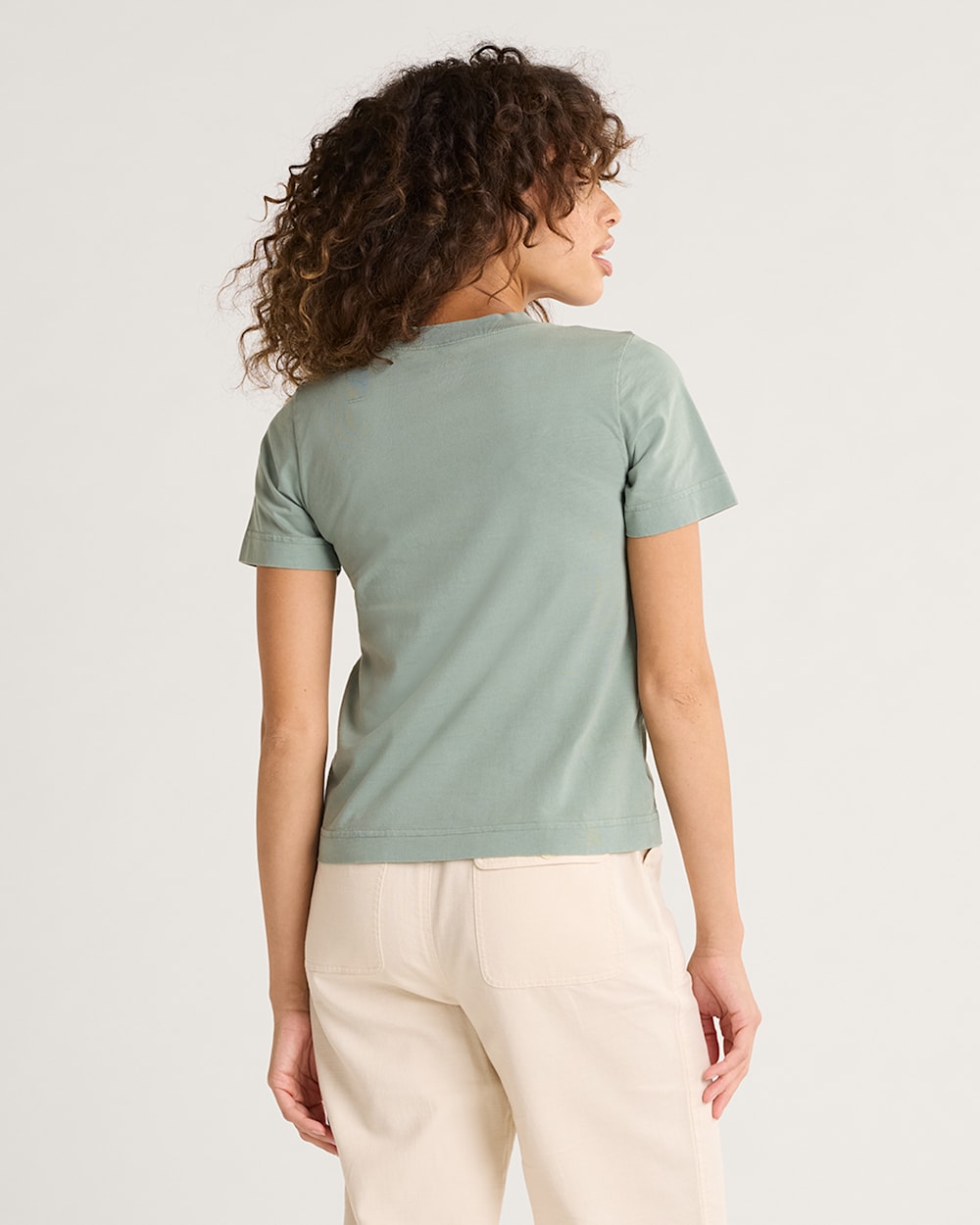 ALTERNATE VIEW OF WOMEN'S DESCHUTES TEE IN SAGE image number 2