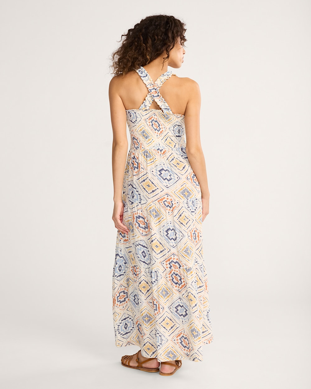 ALTERNATE VIEW OF WOMEN'S HAYLEY COTTON GAUZE DRESS IN HARDING BANDANA PRINT image number 2