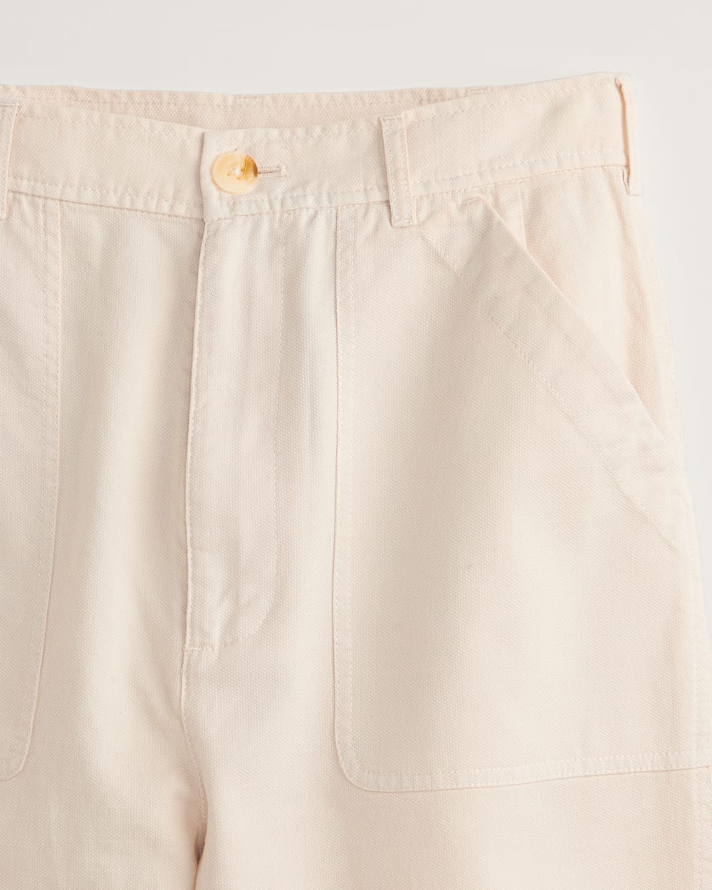 ALTERNATE VIEW OF WOMEN'S UTILITY COTTON/LINEN PANTS IN BONE image number 6