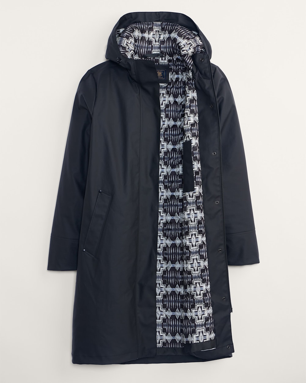 ALTERNATE VIEW OF WOMEN'S VICTORIA RAIN SLICKER IN BLACK image number 5