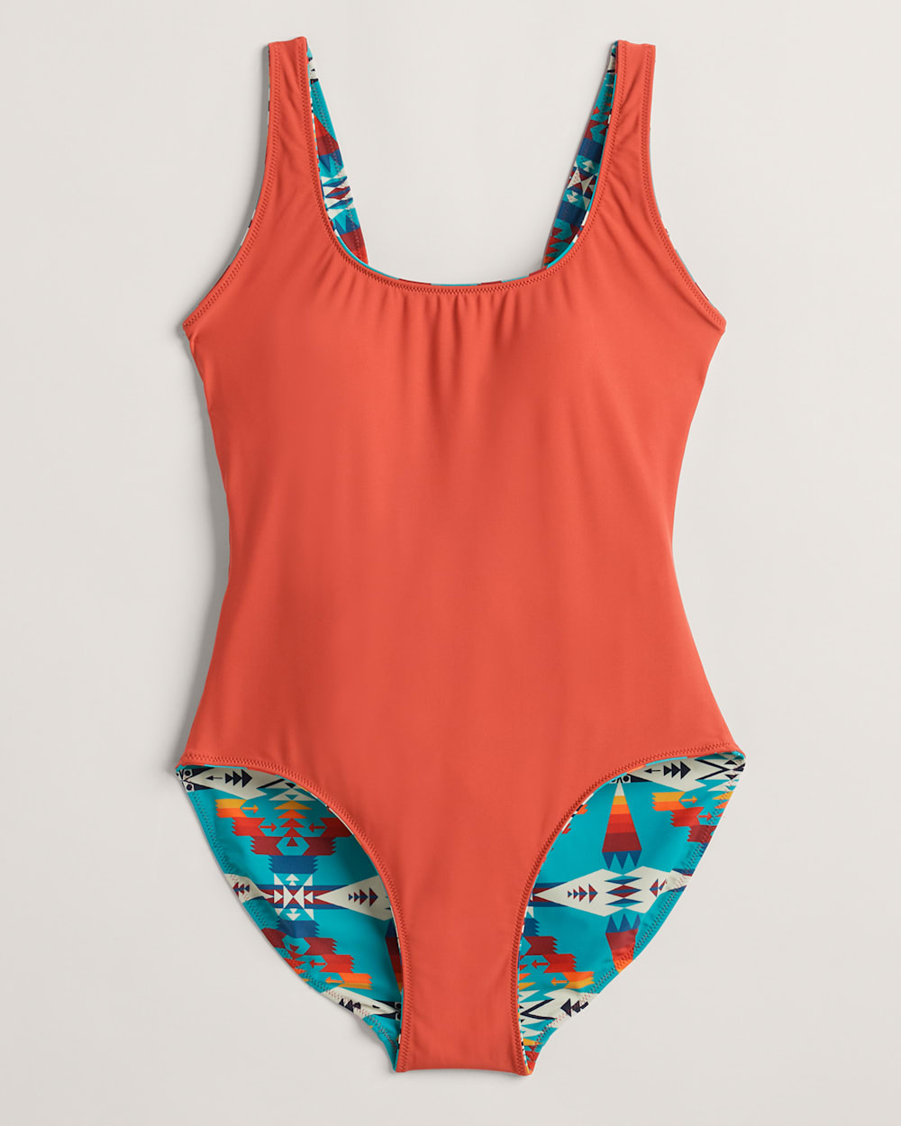 ALTERNATE VIEW OF TUCSON WOMEN'S REVERSIBLE ONE-PIECE SWIMSUIT IN TUCSON/FIRE WHIRL image number 3