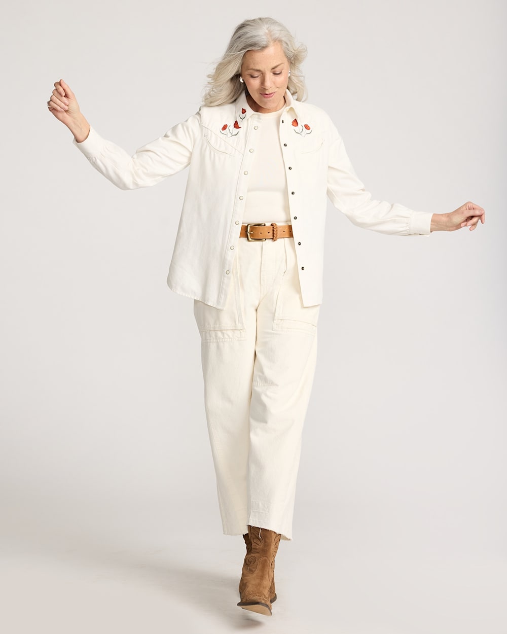 [TRILLION] WESTERN TWO POCKET EMBROIDERY SUEDE SHIRT /追跡付 Rockmount Kid's 2-Tone Space Cowboy Embroidered Western Shirt