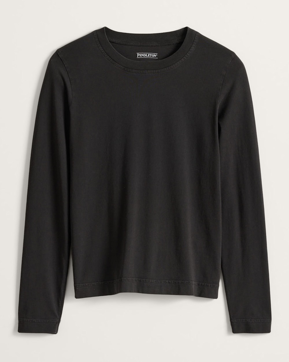 WOMEN'S LONG-SLEEVE DESCHUTES TEE IN BLACK image number 1