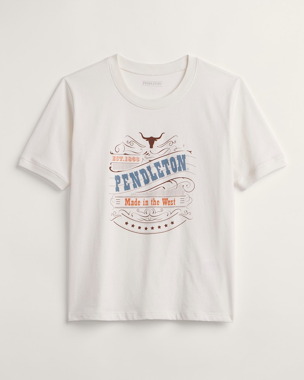 DESCHUTES MADE IN THE WEST TEE IN IVORY image number 1
