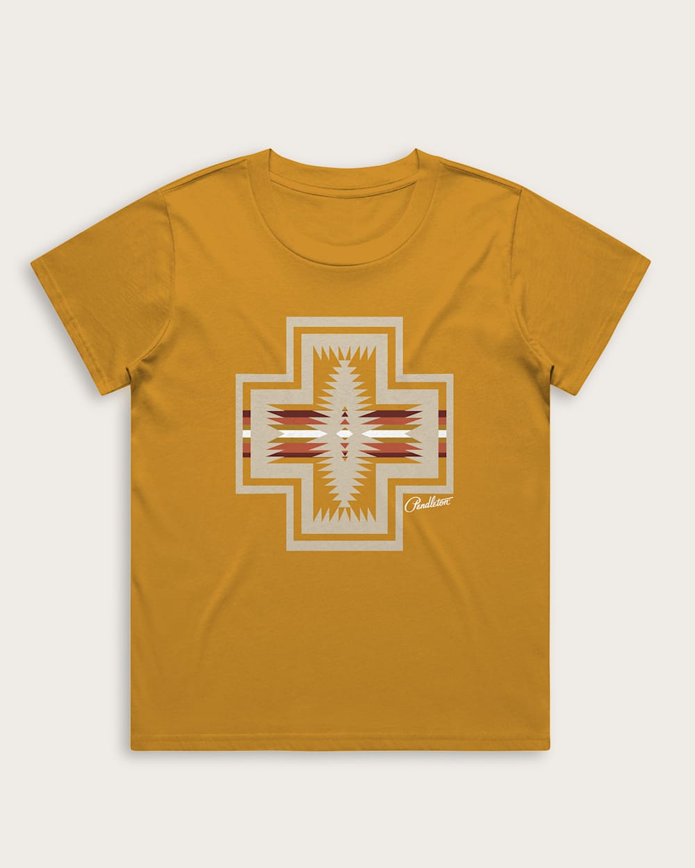 WOMEN'S HARDING GRAPHIC TEE IN GOLD image number 1