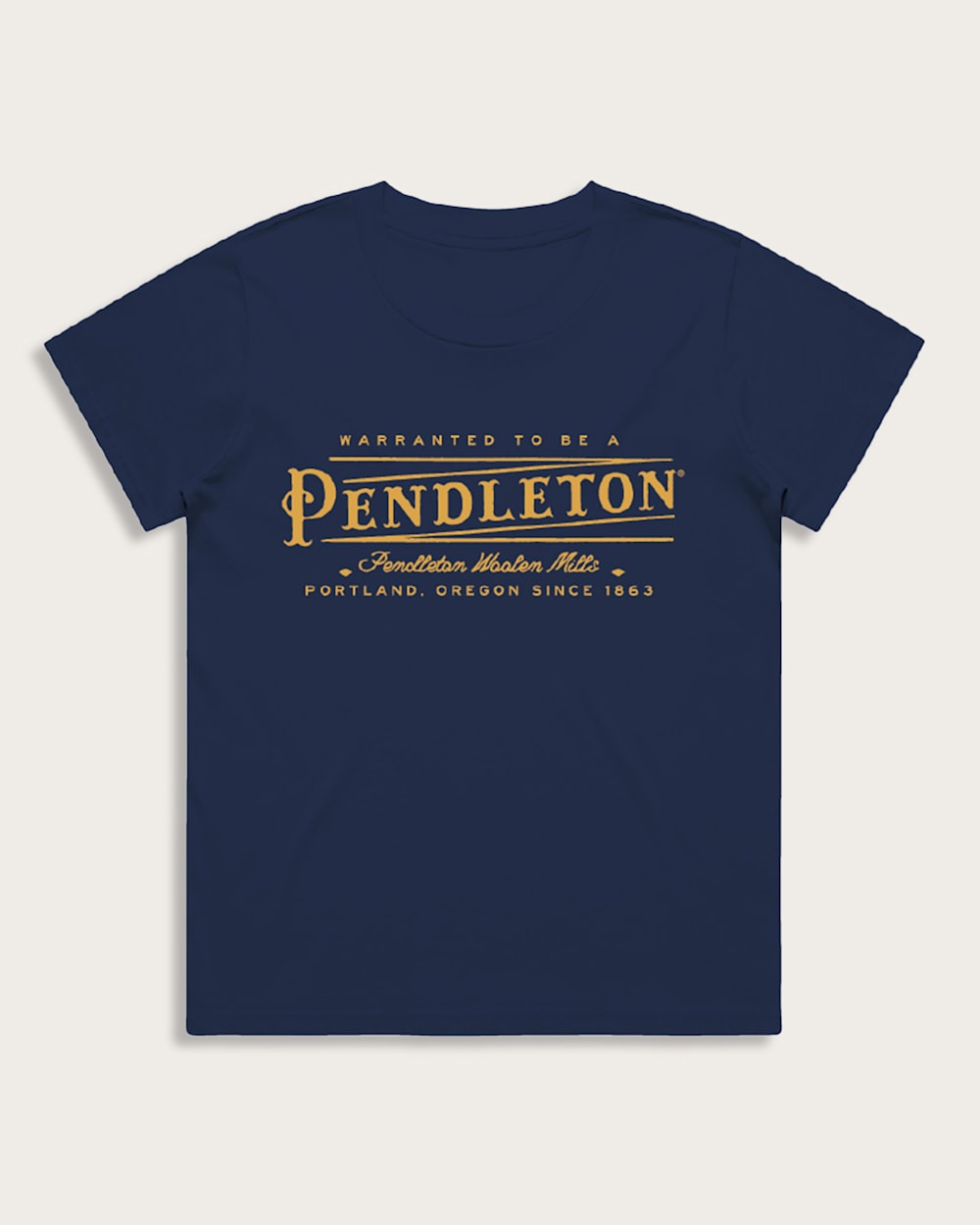 WOMEN'S PENDLETON LOGO GRAPHIC TEE IN NAVY image number 1