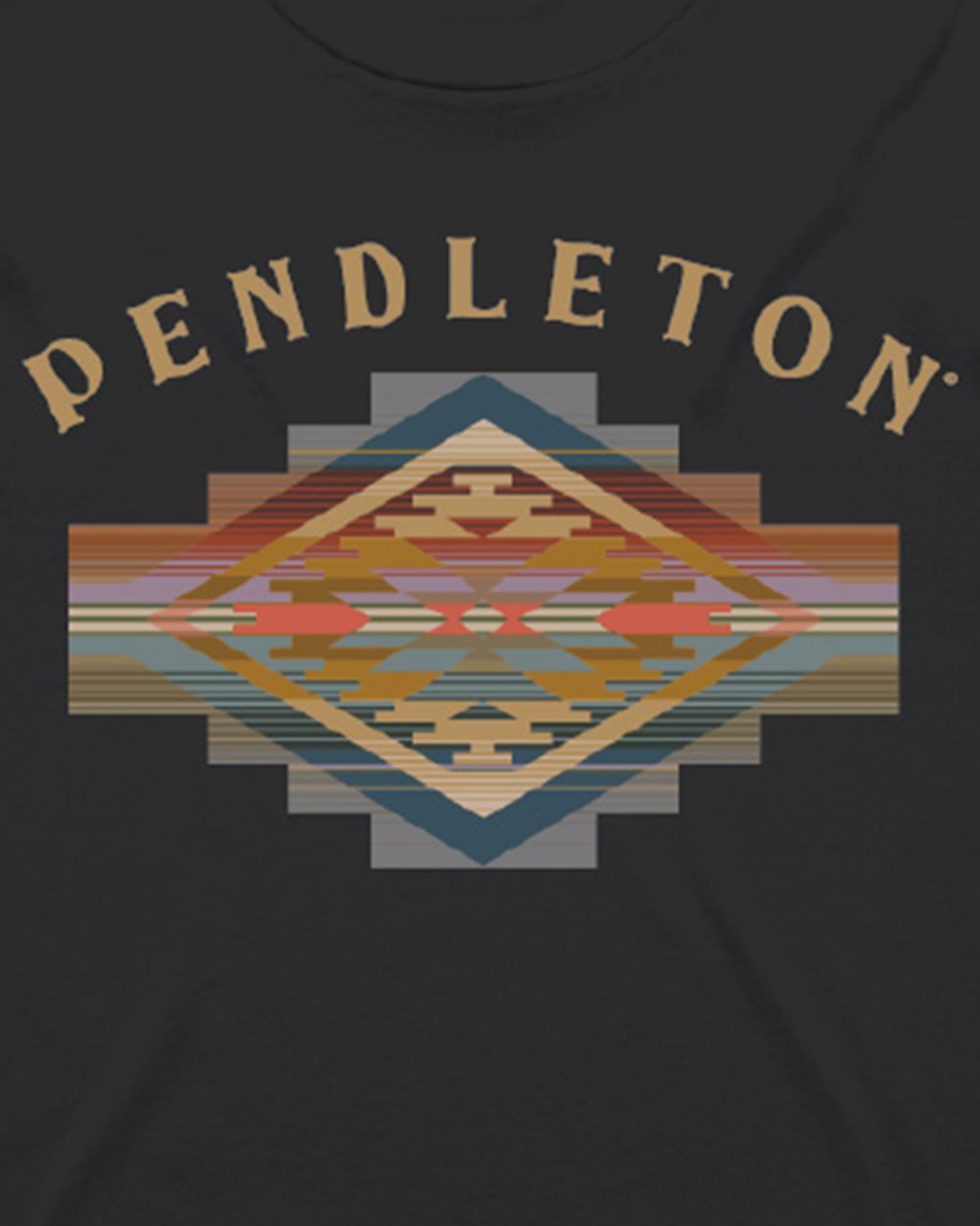 ALTERNATE VIEW OF WOMEN'S SERAPE GRAPHIC TEE IN VINTAGE BLACK image number 2