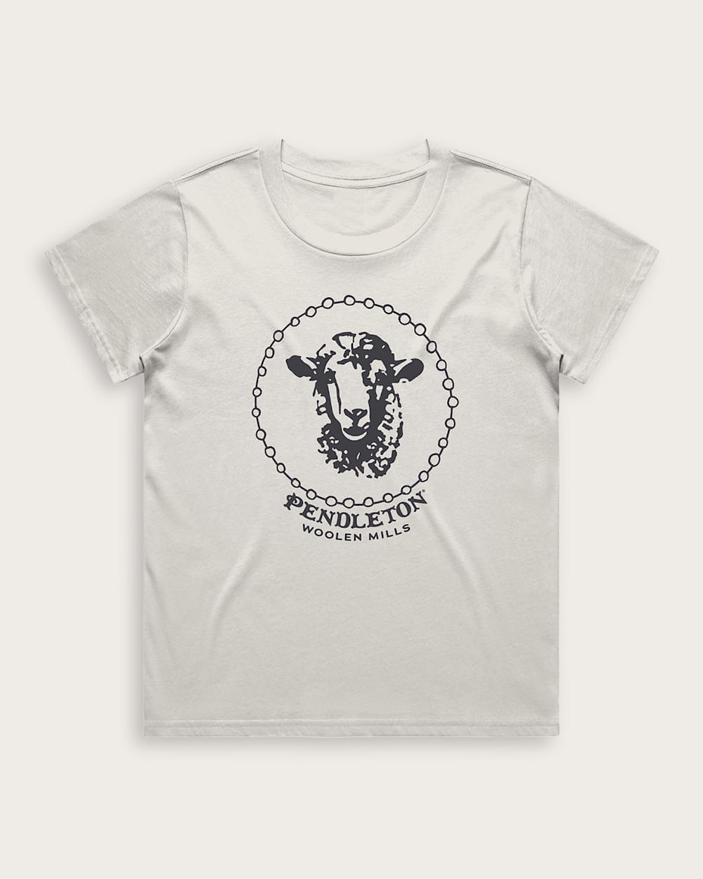 WOMEN'S SHEEP GRAPHIC TEE IN BONE image number 1